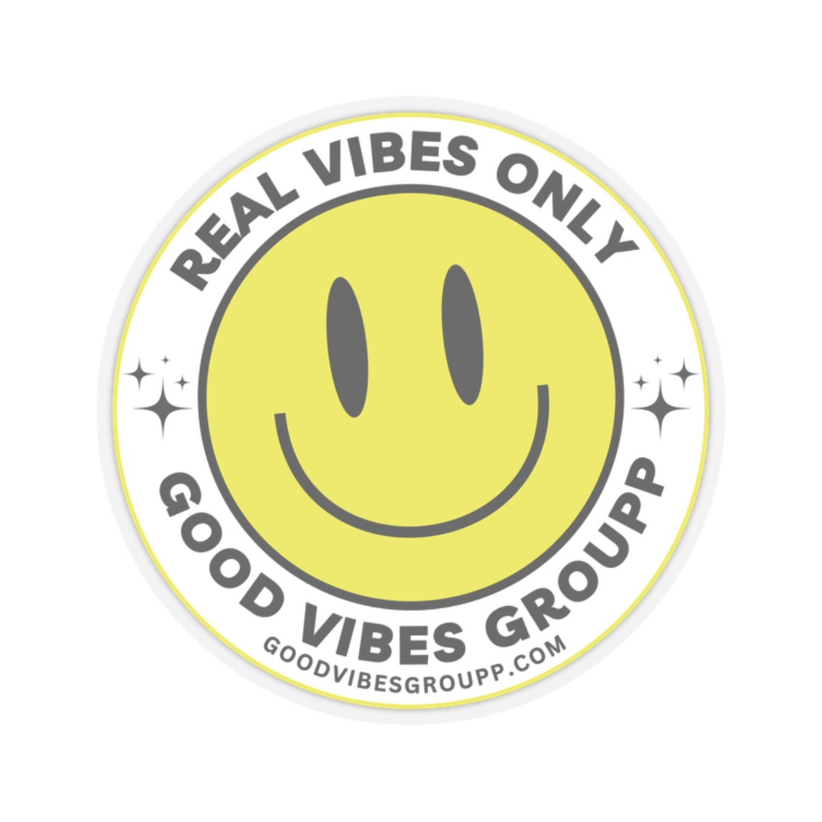 Real Vibes Only Viynl Stickers