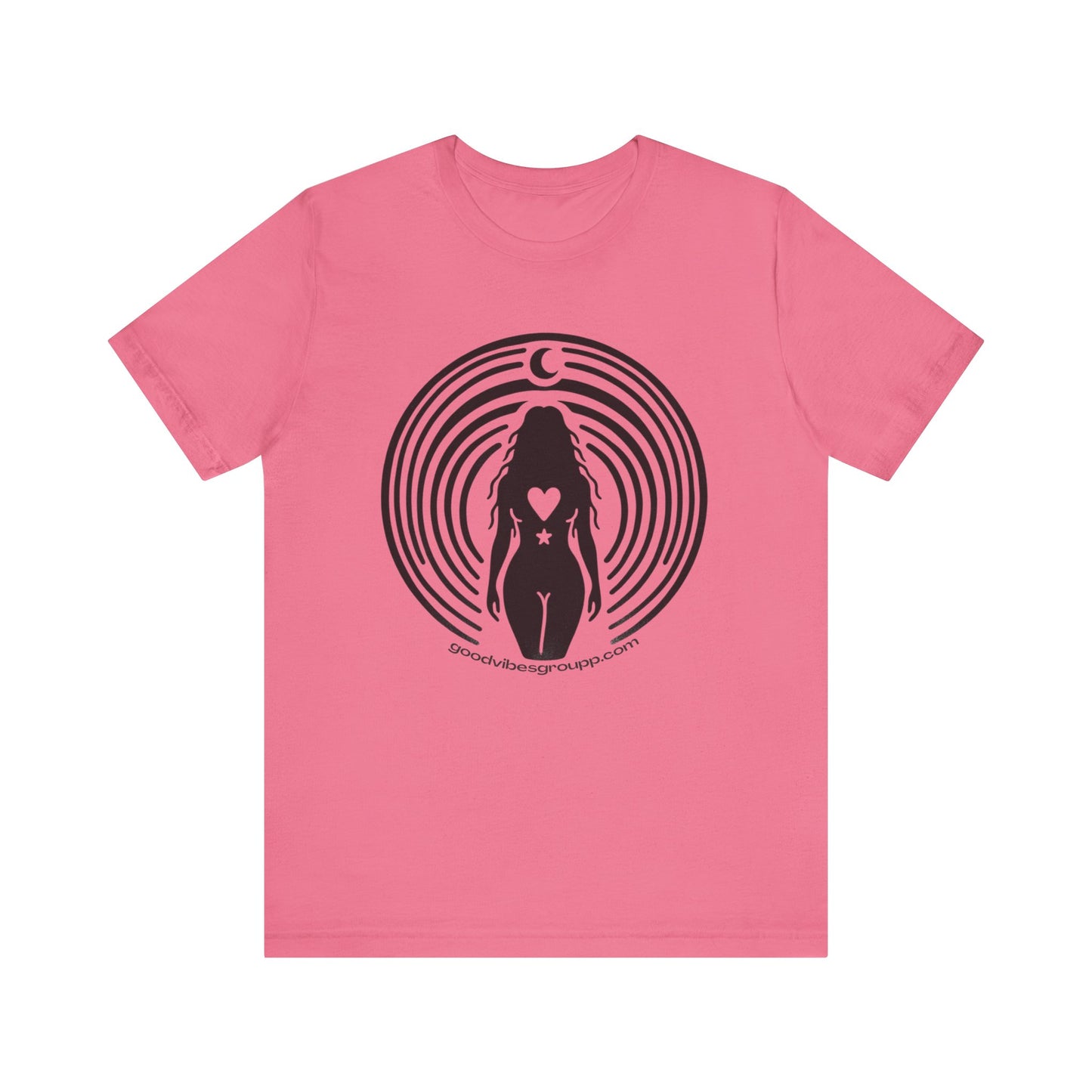 Moon Child Unisex Jersey Short Sleeve Tee - Kesha Rainbow Album Inspired Unique Art - Body Positivity Moons Heart - Graphic T-Shirt Clothes