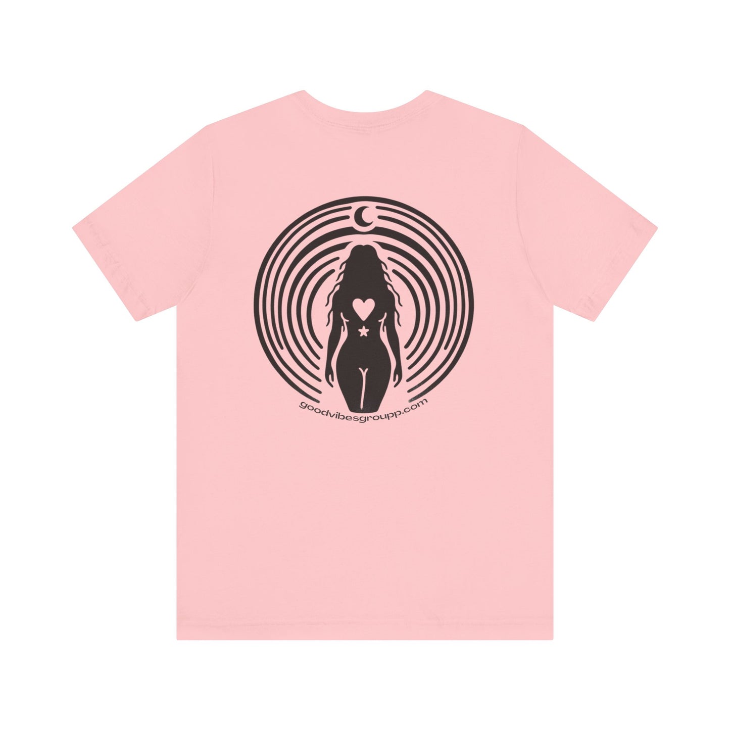 Moon Child Unisex Jersey Short Sleeve Tee - Kesha Rainbow Album Inspired Unique Art - Body Positivity Moons Heart - Graphic T-Shirt Clothes