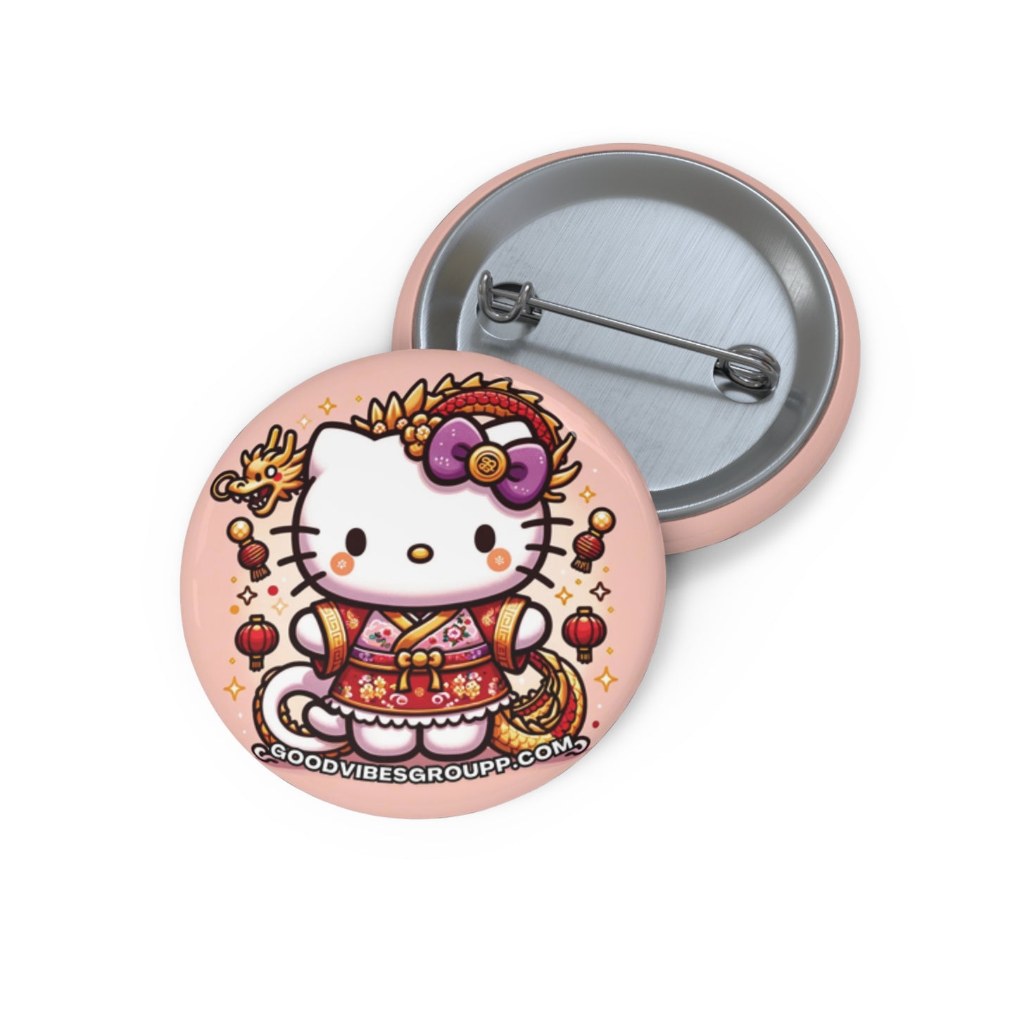 Pin Button Chinese Lunar New Year