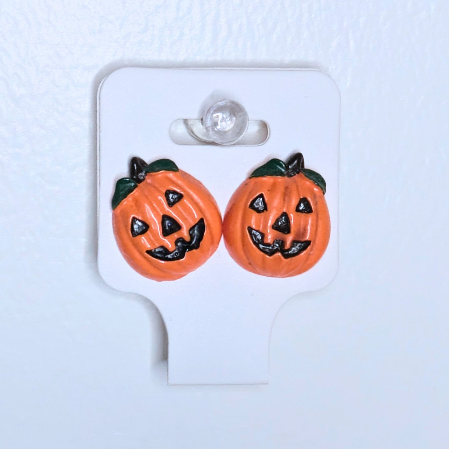 Pumpkin Stud Halloween Earrings π