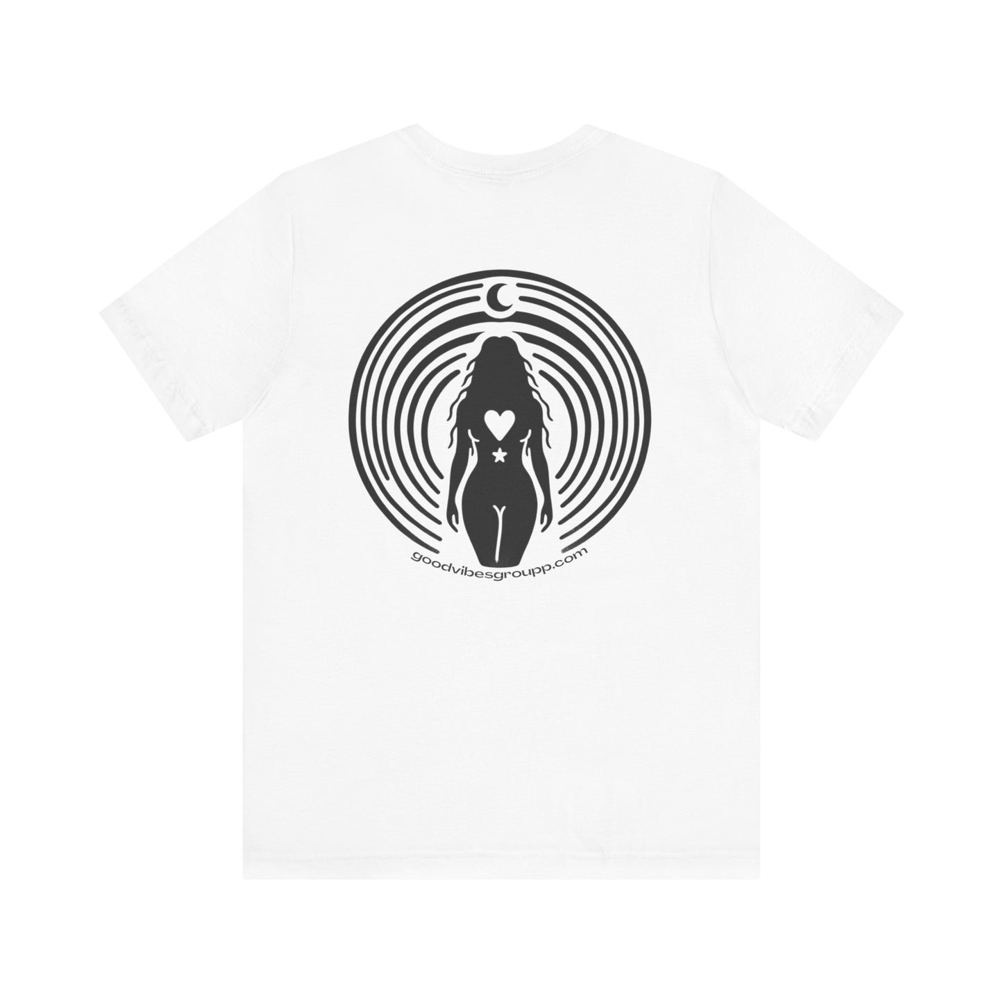 Moon Child Unisex Jersey Short Sleeve Tee - Kesha Rainbow Album Inspired Unique Art - Body Positivity Moons Heart - Graphic T-Shirt Clothes