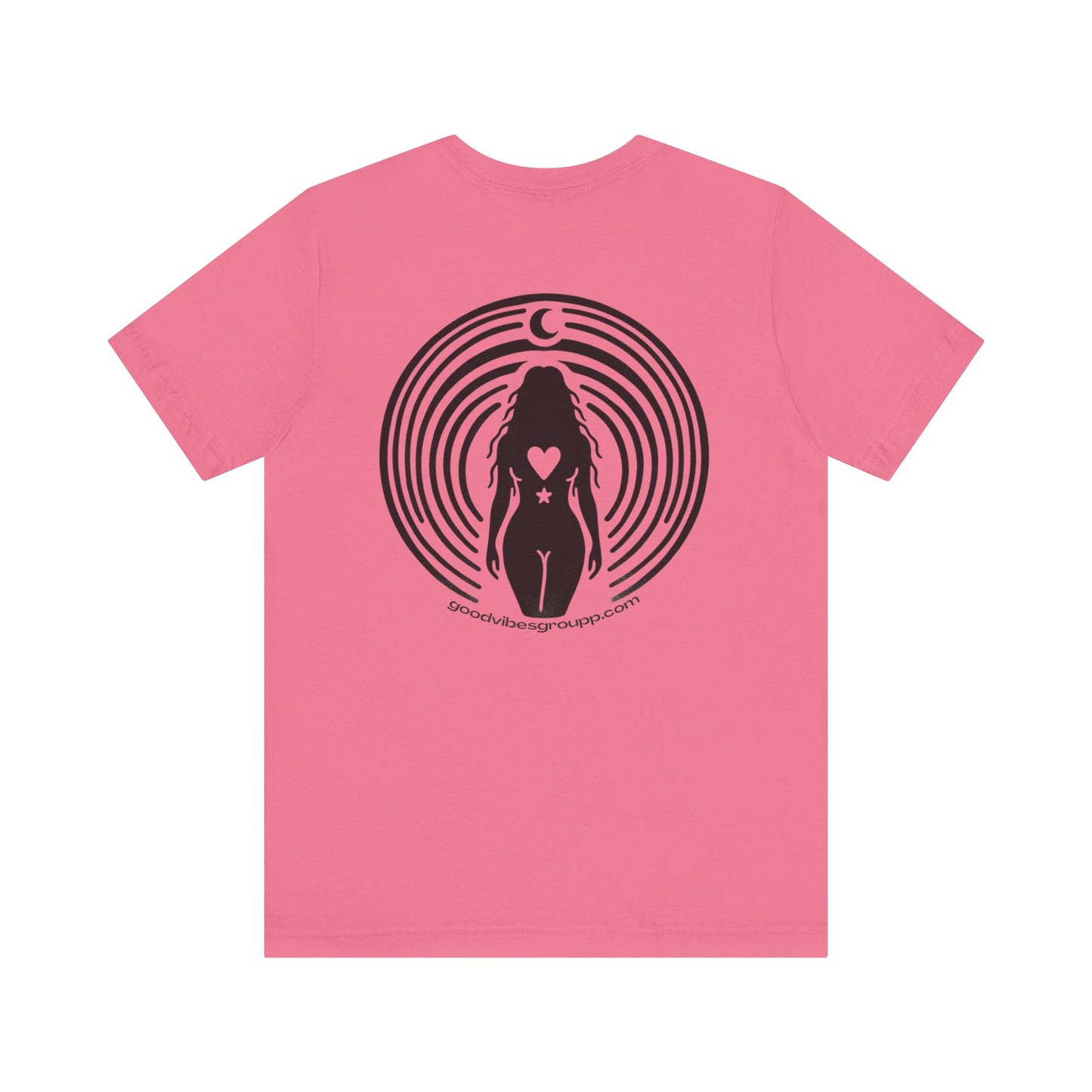 Moon Child Unisex Jersey Short Sleeve Tee - Kesha Rainbow Album Inspired Unique Art - Body Positivity Moons Heart - Graphic T-Shirt Clothes