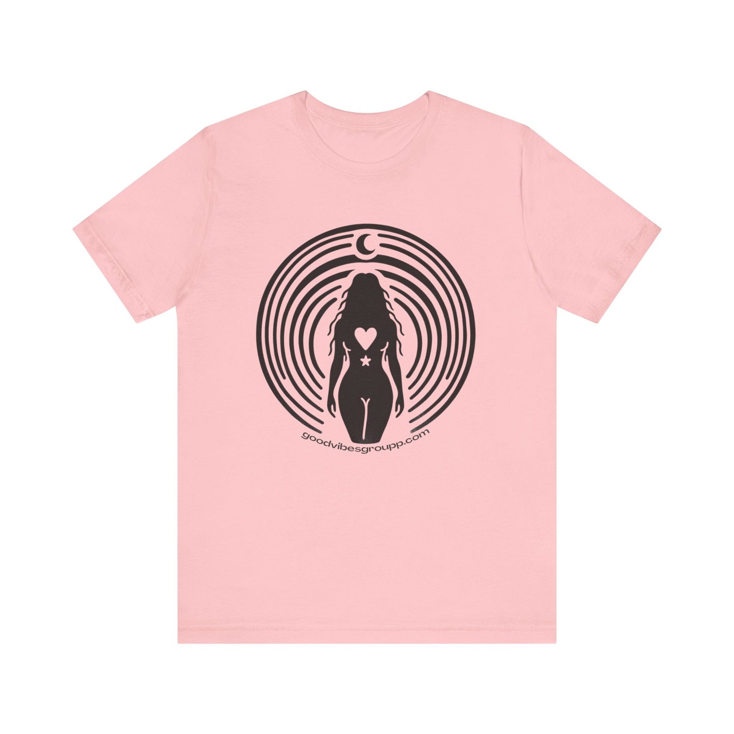Moon Child Unisex Jersey Short Sleeve Tee - Kesha Rainbow Album Inspired Unique Art - Body Positivity Moons Heart - Graphic T-Shirt Clothes