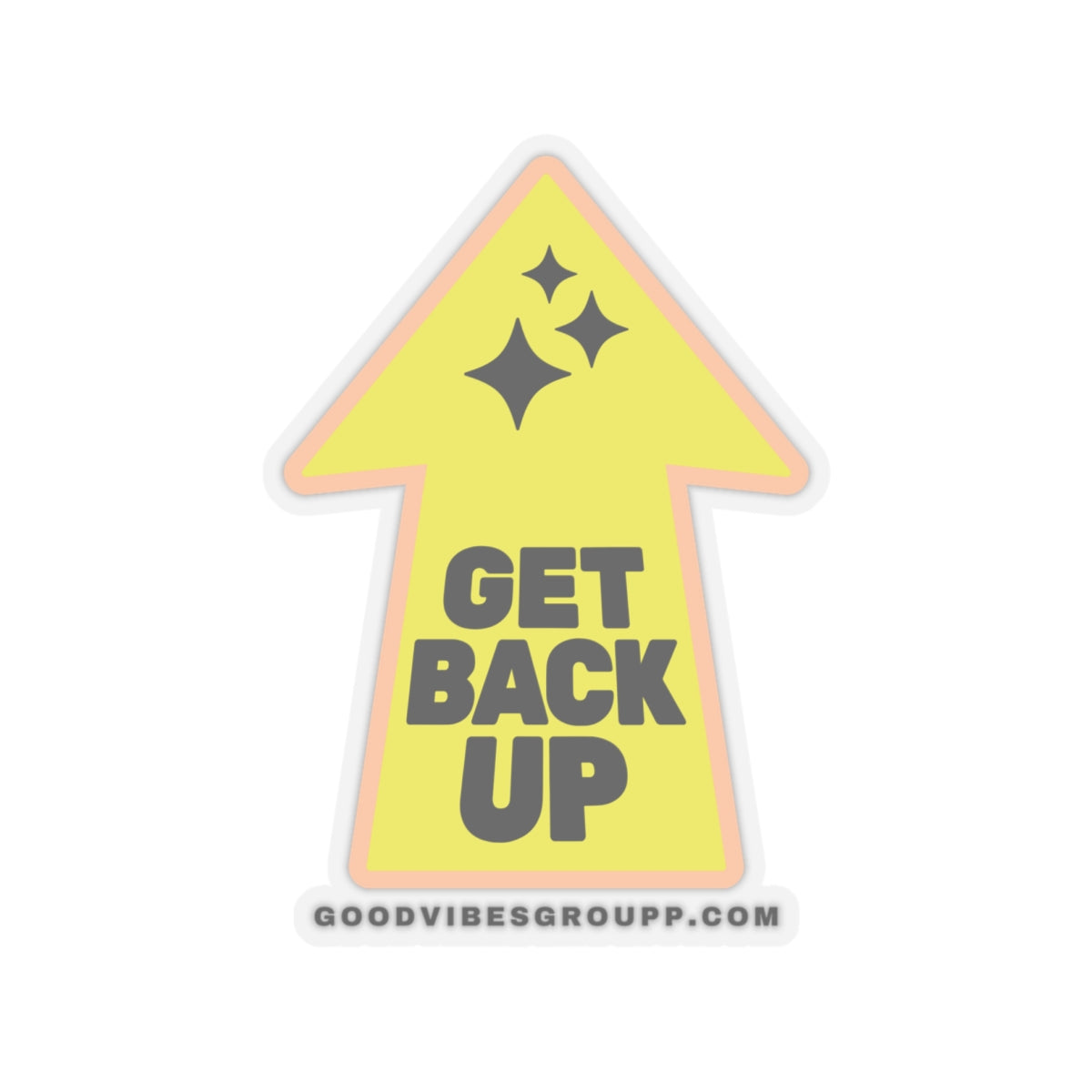 Get Back Up Kiss-Cut Stickers