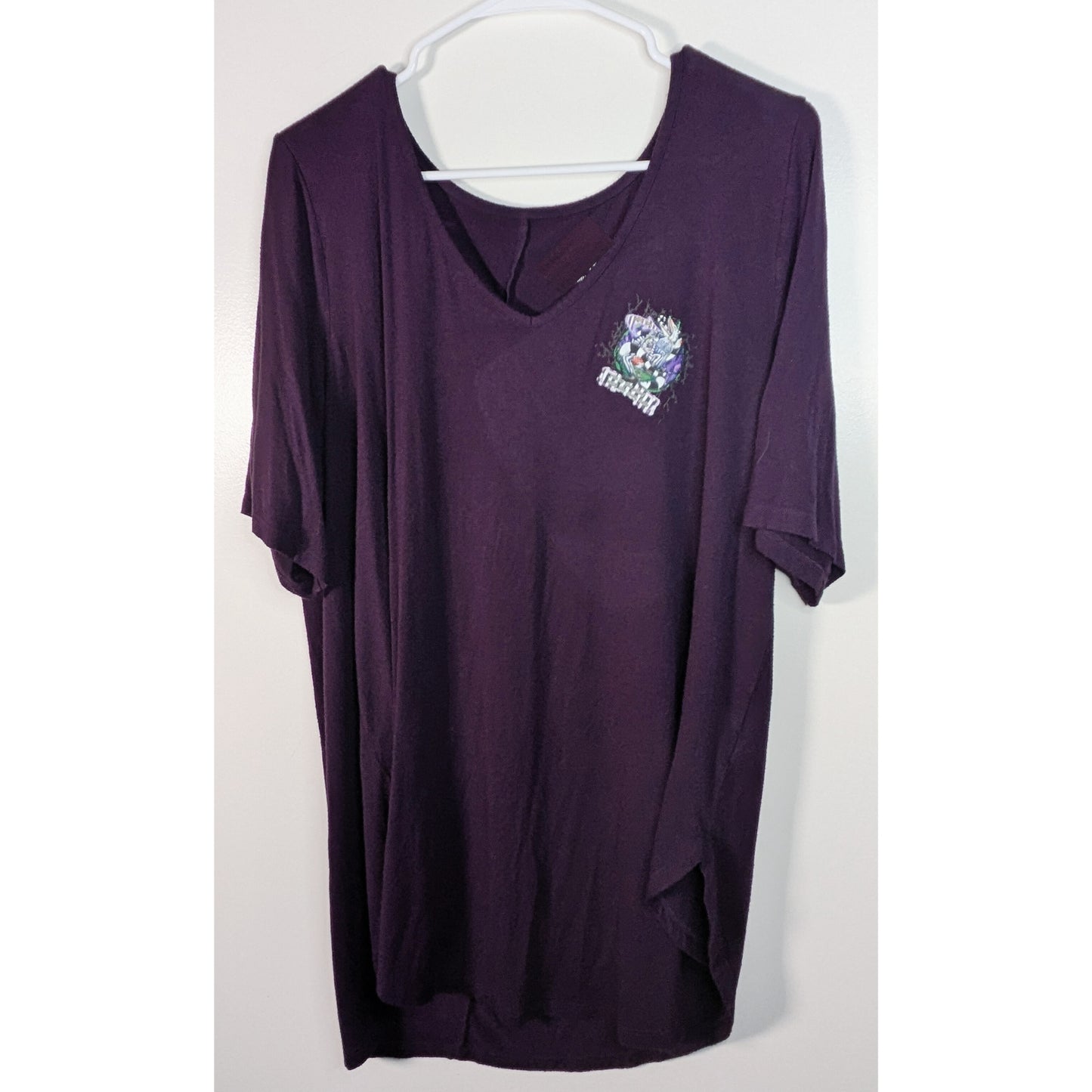 Purple Beetlejuice Graphic Shirt Plus Size ๐