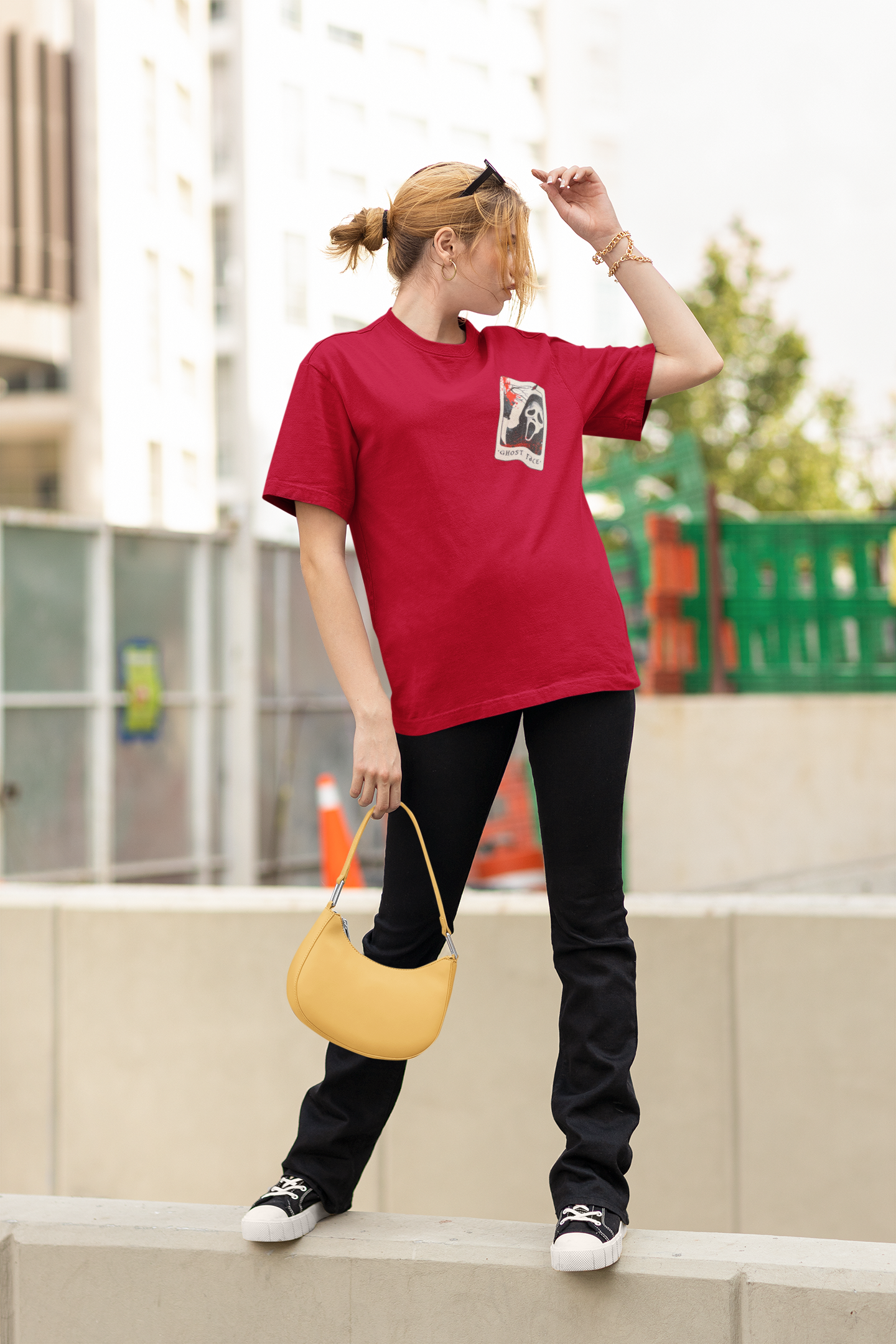Red Scream Graphic T-Shirt πͺ