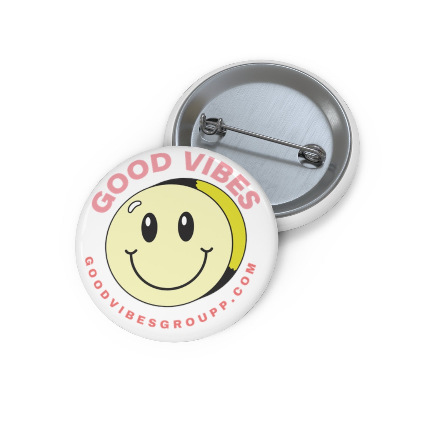 Good Vibes Smile Pin