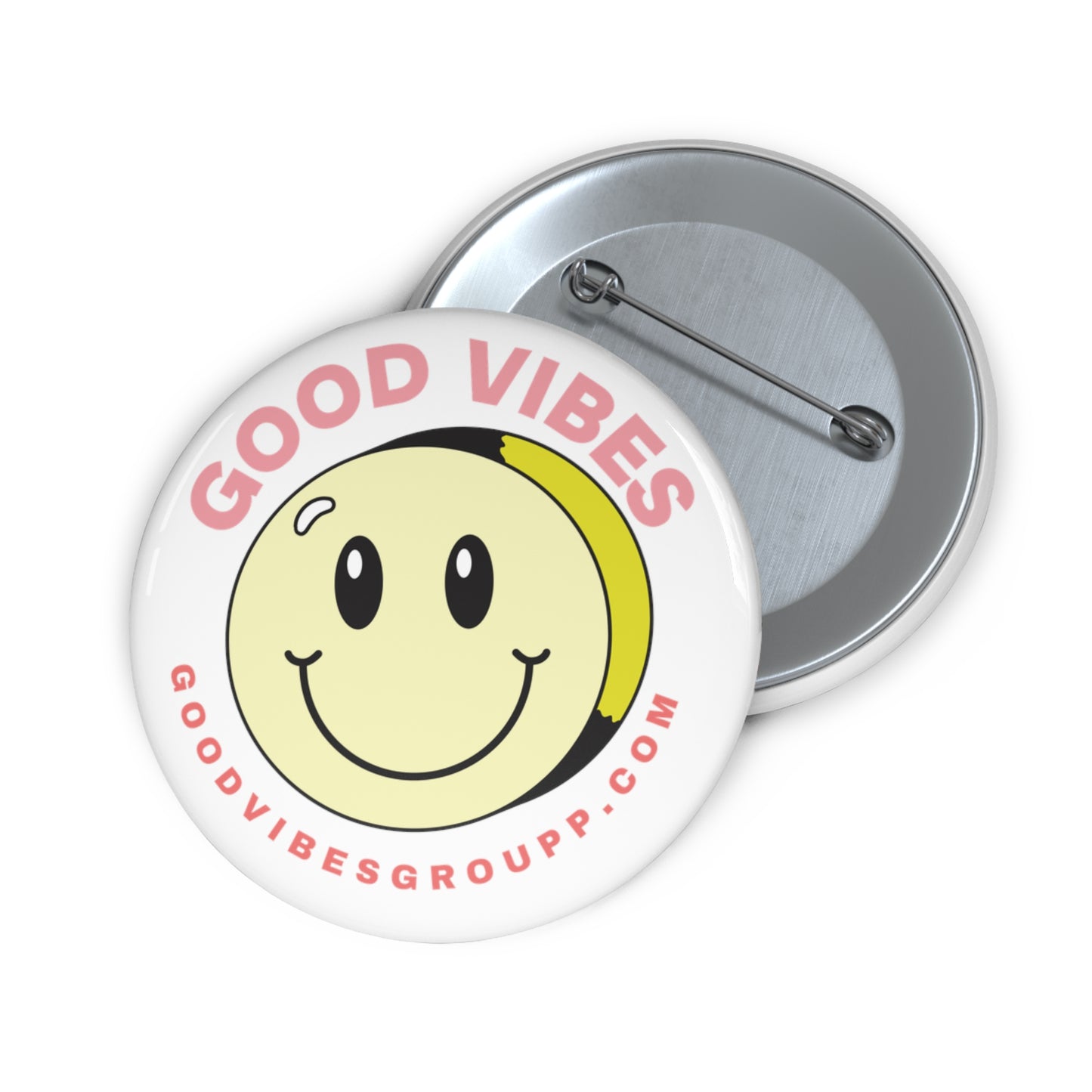 Good Vibes Smile Pin