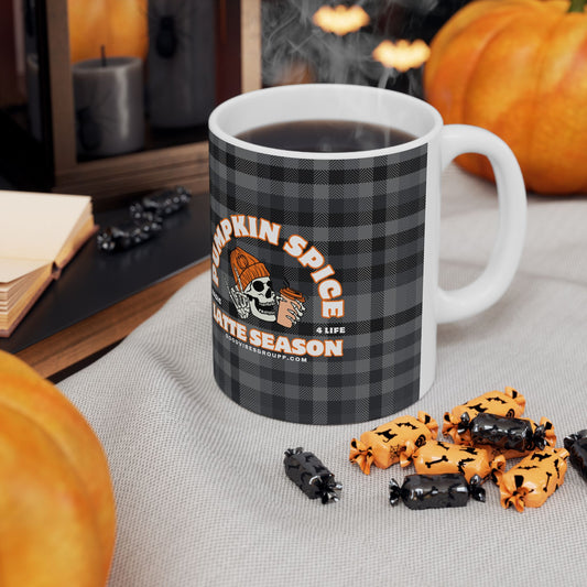 Skeleton Pumpkin Spice Latte Mug