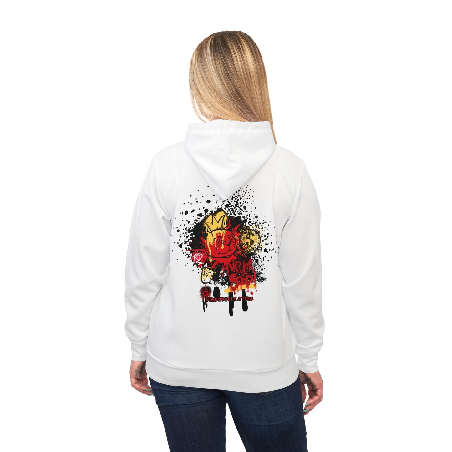 King Teddy Bear Graffiti Hoodie
