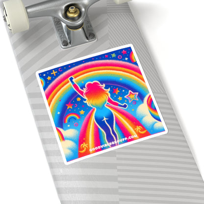 Freedom Rainbow Sticker