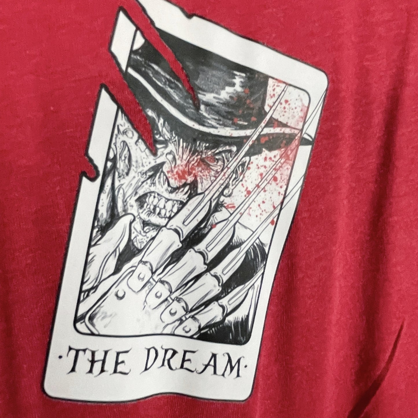 Red Freddy Krueger Graphic T-Shirt 🔪