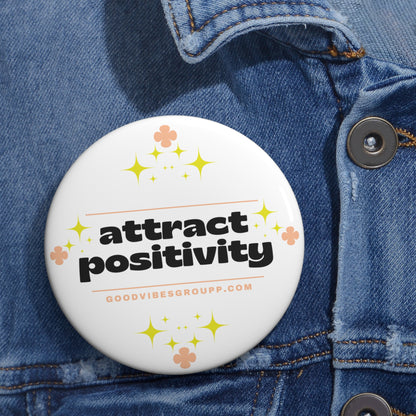 Attract Positivity Safety Pin