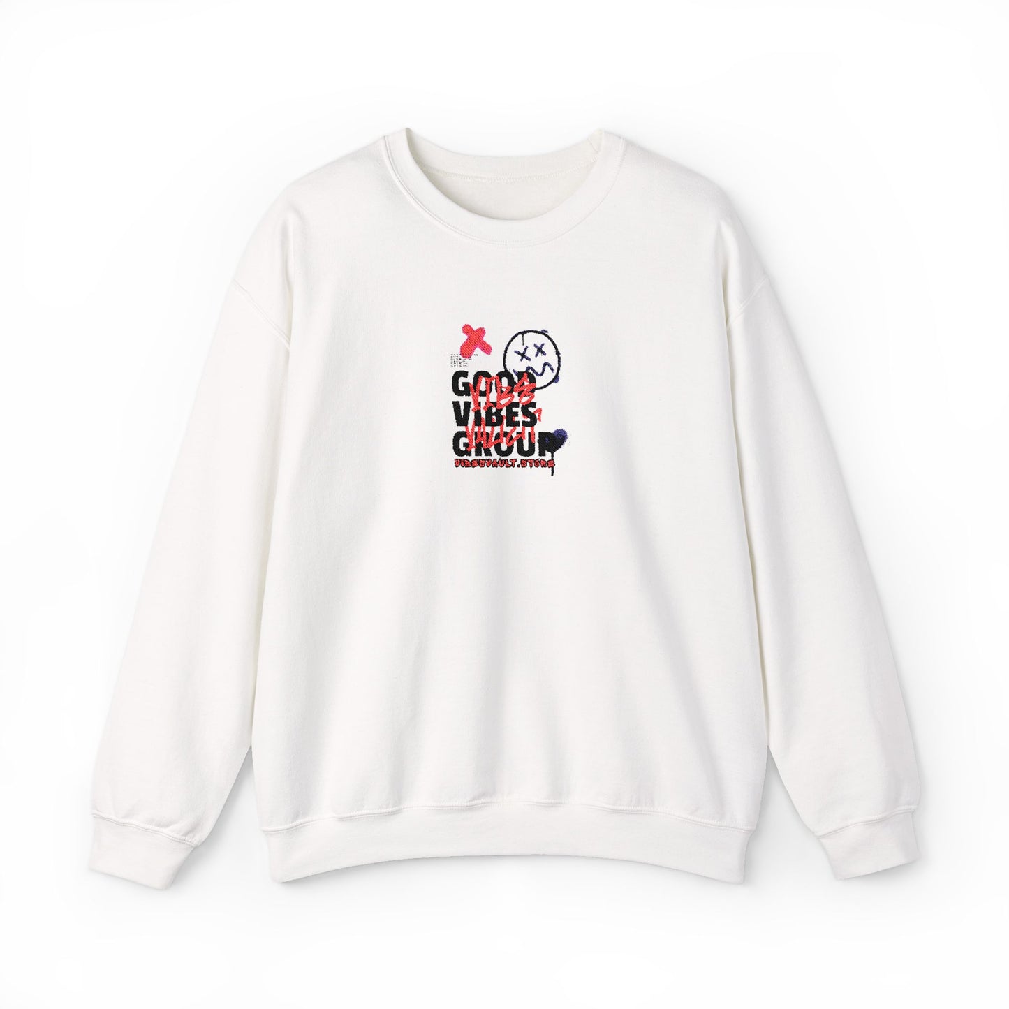 Good Vibes Group Vibes Vault Logo Sweatshirt Unisex Heavy Crewneck
