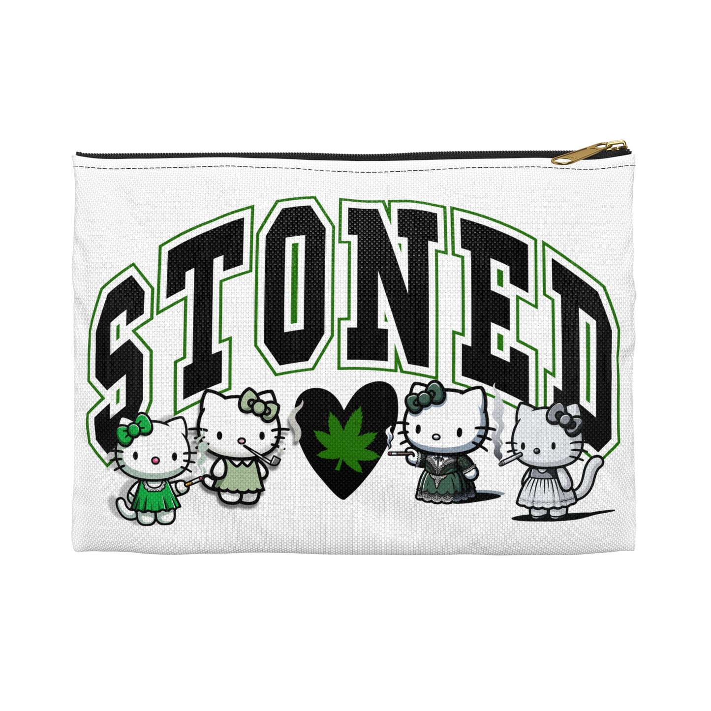 Stoned Cats Zip Close Bag