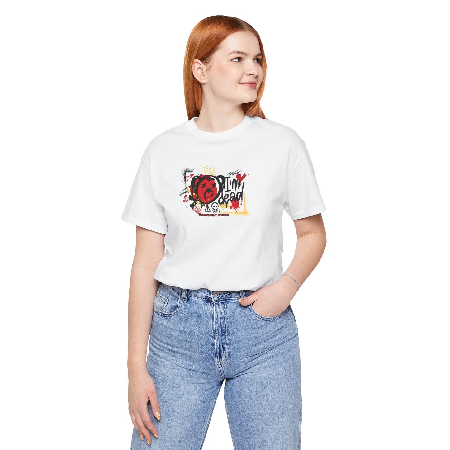 I'm Dead Teddy Bear Unisex Graphic T-Shirt