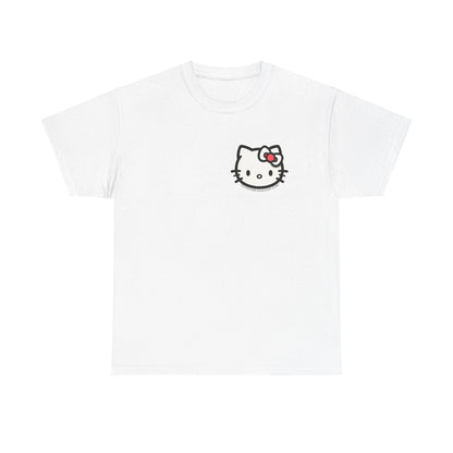 Bow Cat Unisex Heavy Cotton Tee