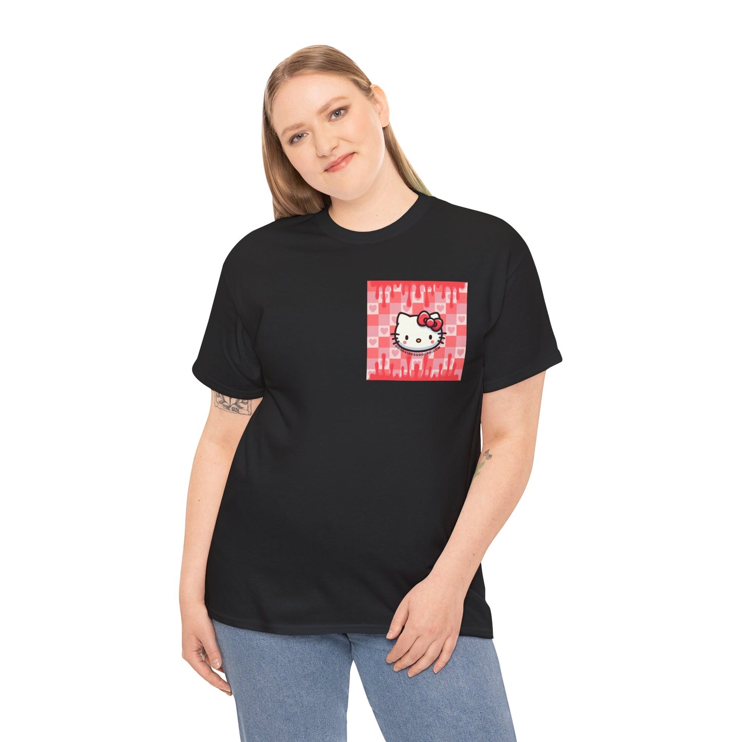 Drip Cat Unisex Heavy Cotton Tee