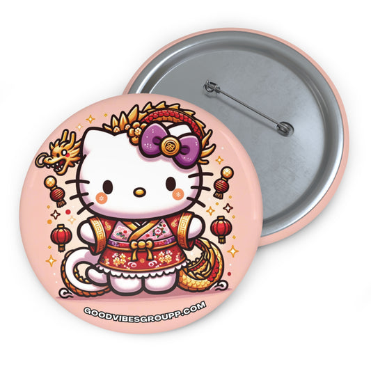 Pin Button Chinese Lunar New Year