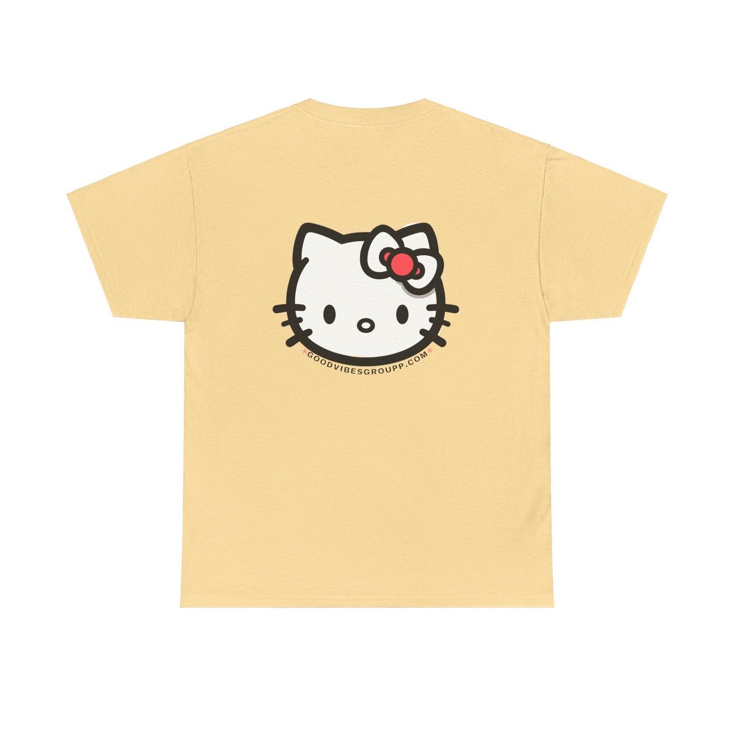 Bow Cat Unisex Heavy Cotton Tee