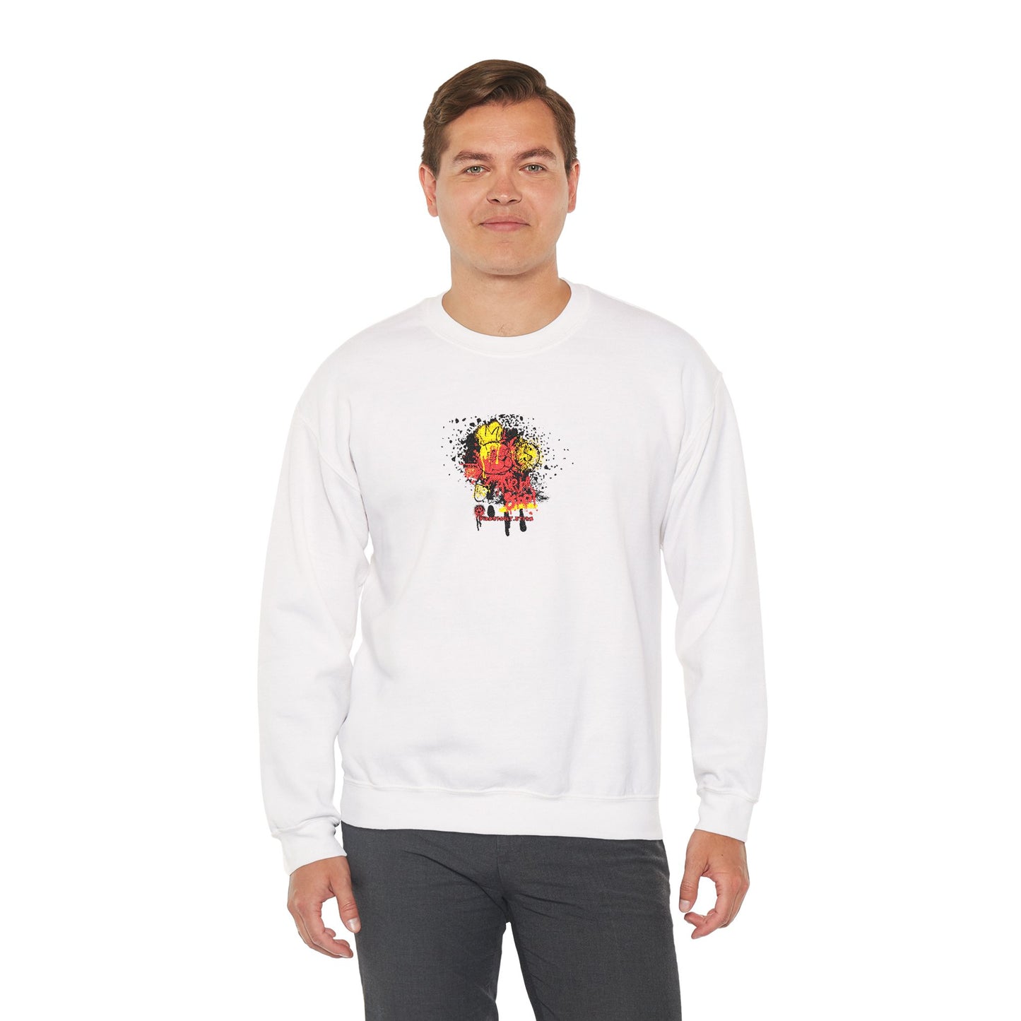 Royal Teddy Bear Sweatshirt Unisex Heavy Crewneck
