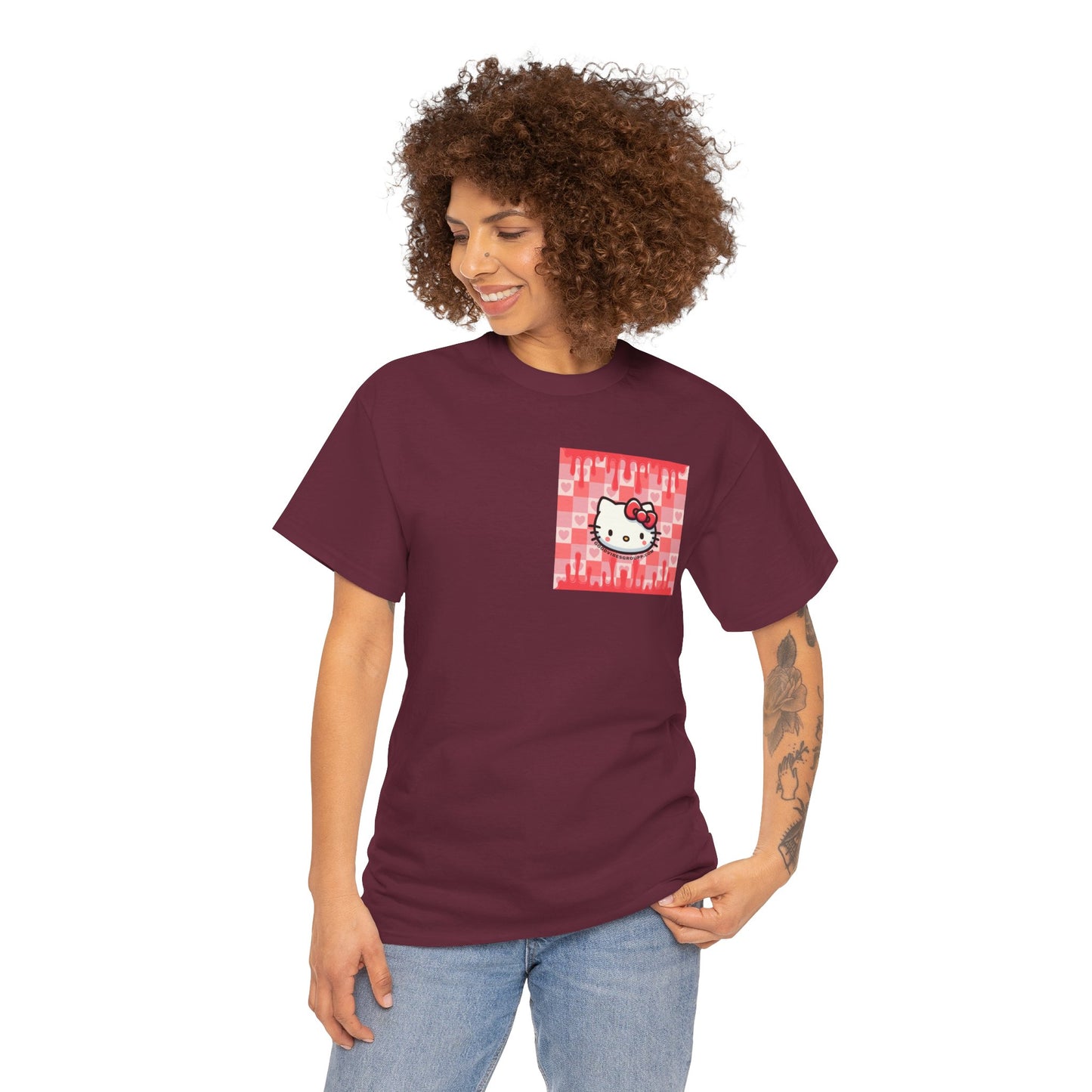 Drip Cat Unisex Heavy Cotton Tee