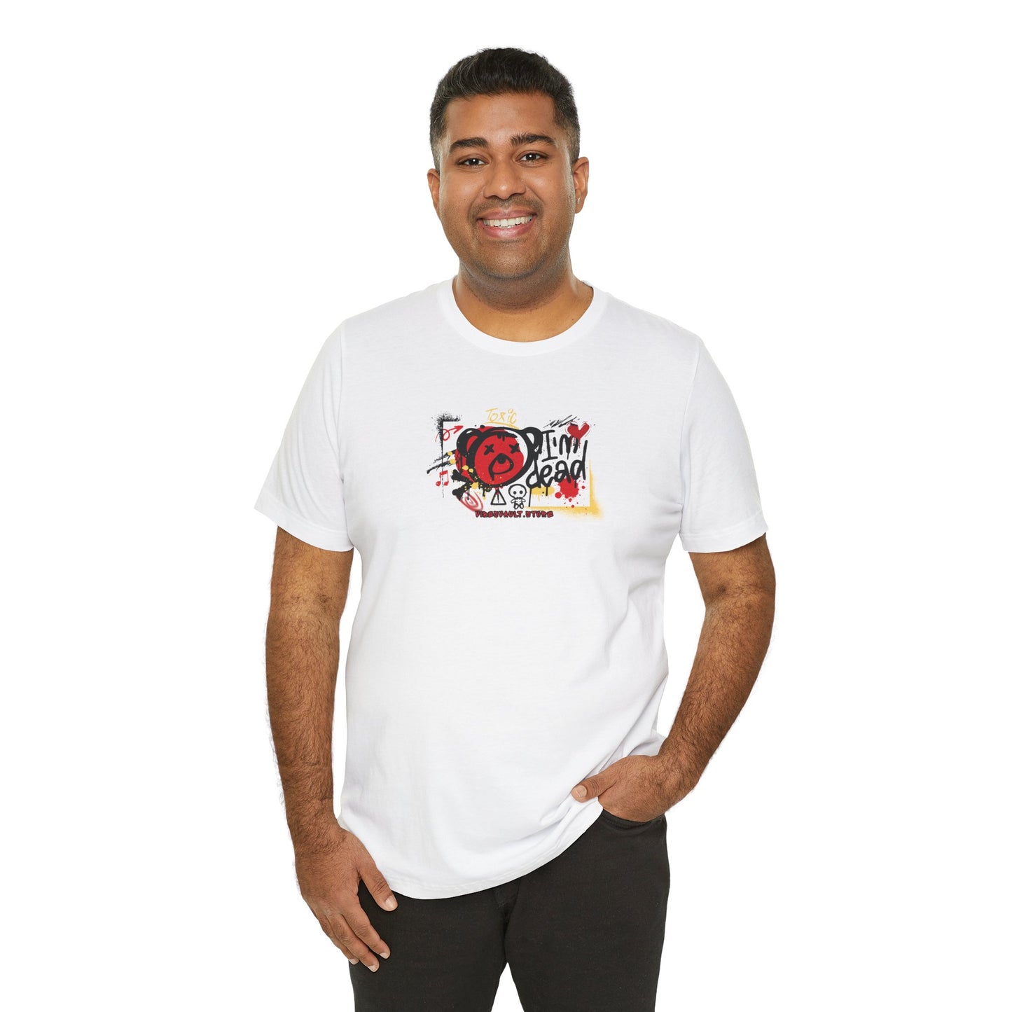 I'm Dead Teddy Bear Unisex Graphic T-Shirt