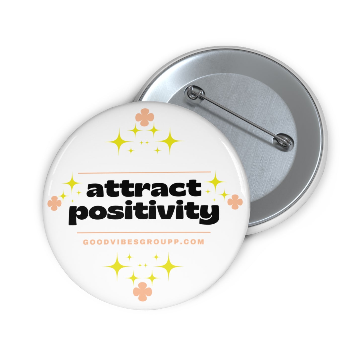 Attract Positivity Safety Pin