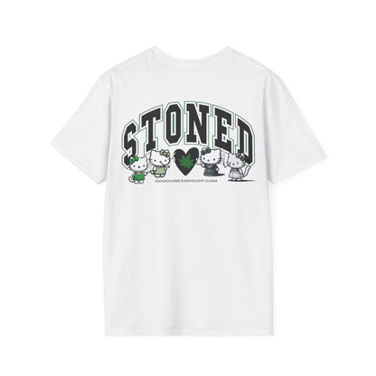 Stoned Cats T-Shirt - Cute Kawaii Cat Lovers