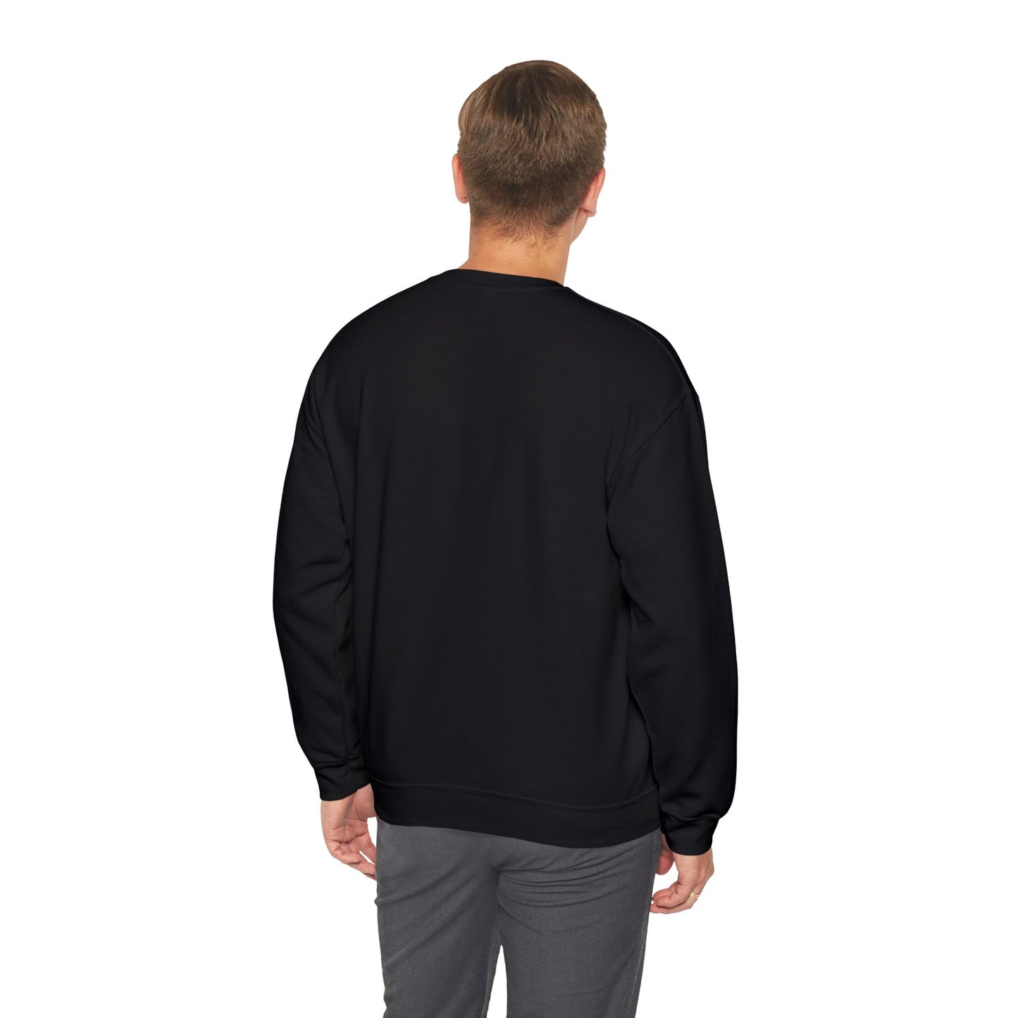 Vibes Vault Logo Sweatshirt with Globe Stars Unisex Heavy Crewneck