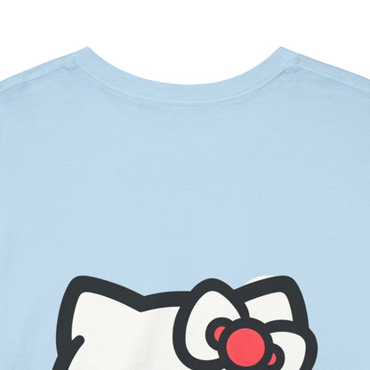 Bow Cat Unisex Heavy Cotton Tee