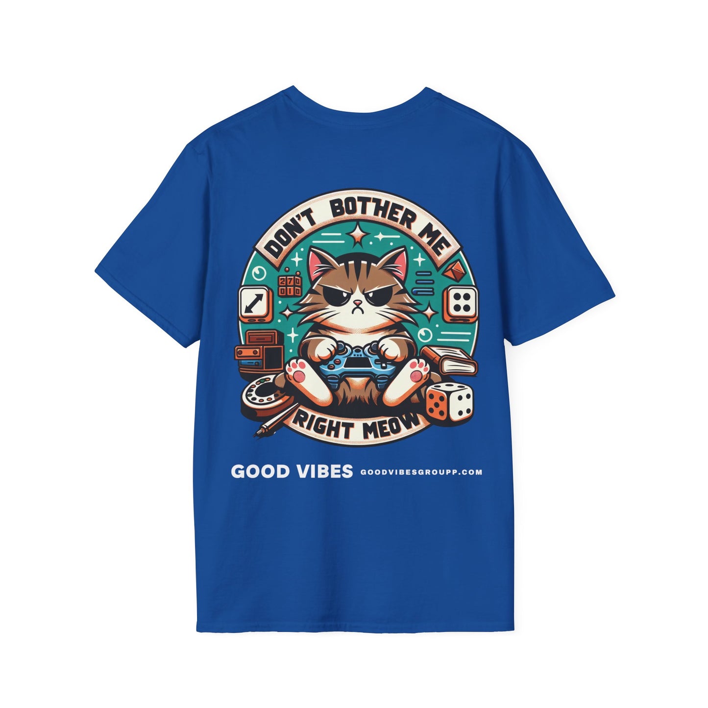 Grumpy Cat Gaming Shirt - Don't Bother Me Right Meow