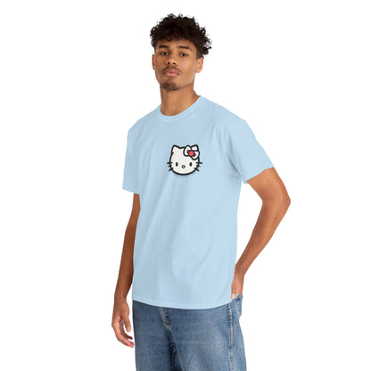 Bow Cat Unisex Heavy Cotton Tee