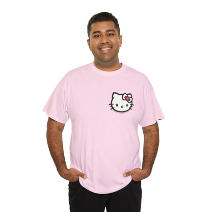 Bow Cat Unisex Heavy Cotton Tee