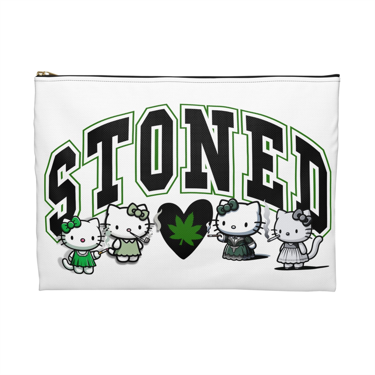 Stoned Cats Zip Close Bag