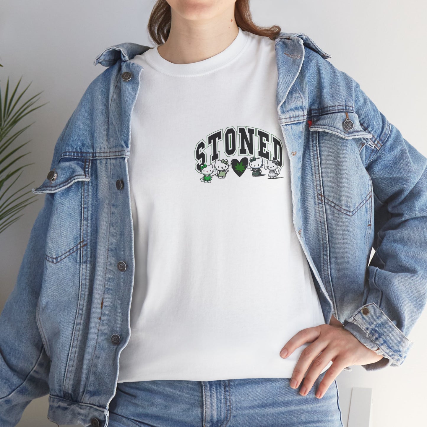 Stoned Kitty Unisex Heavy Cotton Tee