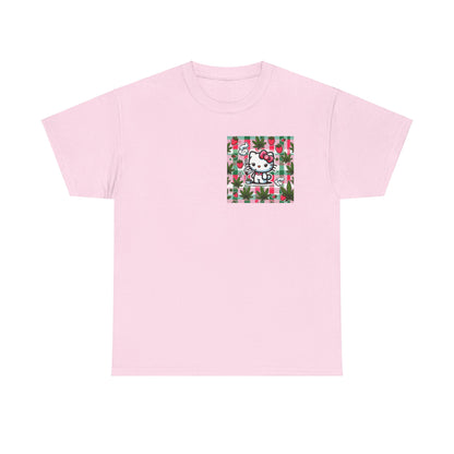 Strawberry Kitty Unisex Heavy Cotton Tee