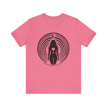 Moon Child Unisex Jersey Short Sleeve Tee - Kesha Rainbow Album Inspired Unique Art - Body Positivity Moons Heart - Graphic T-Shirt Clothes