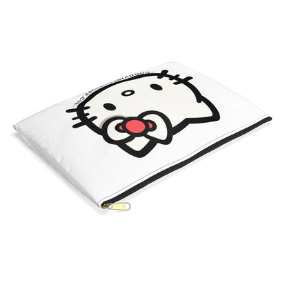 Bow Cat Zip Bag