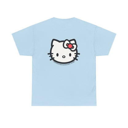 Bow Cat Unisex Heavy Cotton Tee