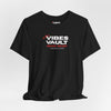 Vibes Vault Logo Unisex Graphic T-Shirt with Starburst