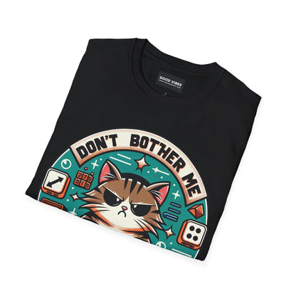 Grumpy Cat Gaming Shirt - Don't Bother Me Right Meow