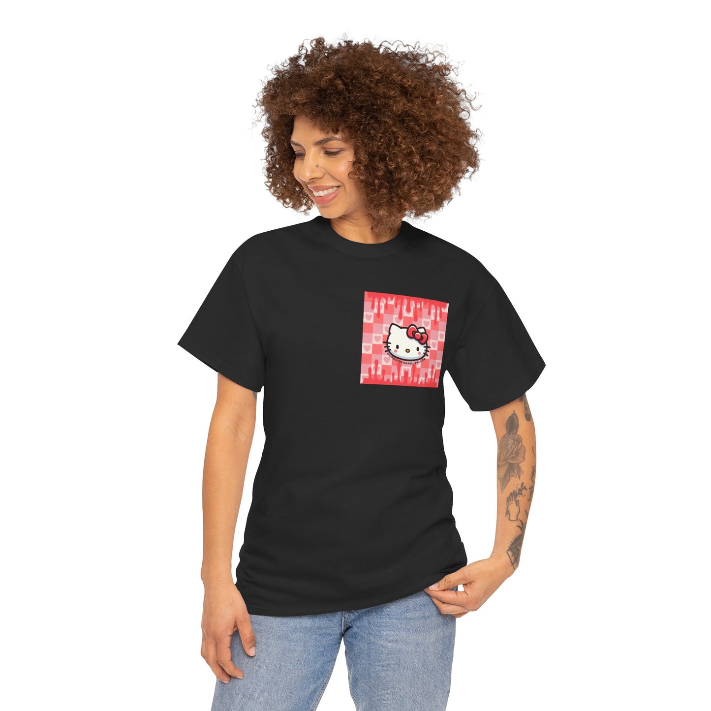 Drip Cat Unisex Heavy Cotton Tee