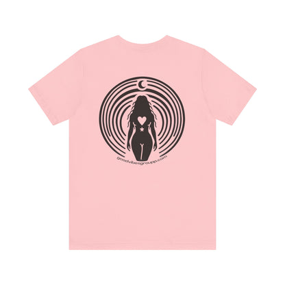 Moon Child Unisex Jersey Short Sleeve Tee - Kesha Rainbow Album Inspired Unique Art - Body Positivity Moons Heart - Graphic T-Shirt Clothes