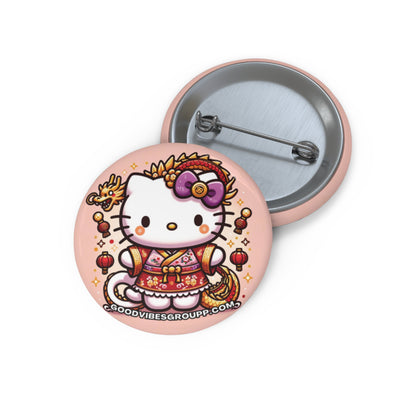 Pin Button Chinese Lunar New Year