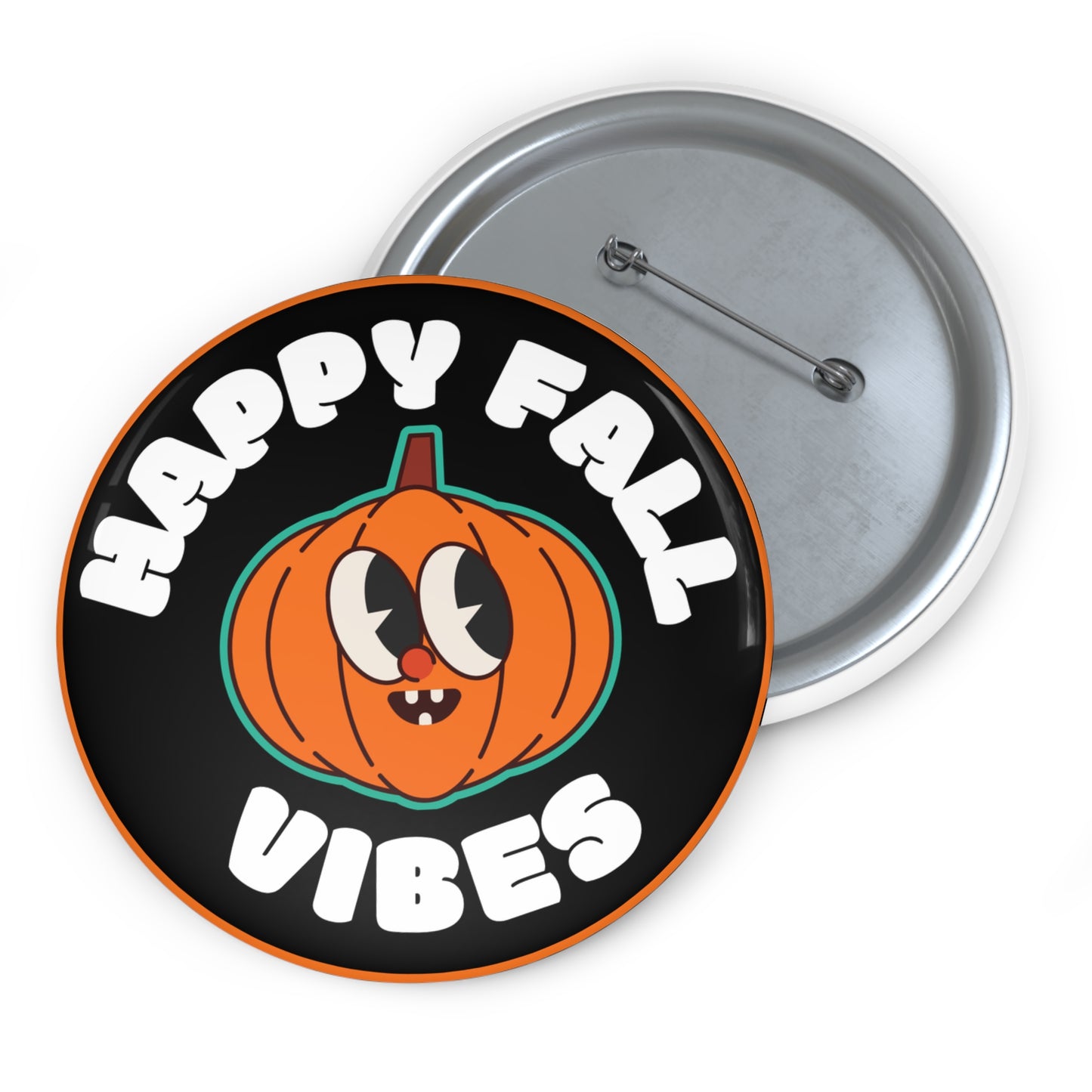 Happy Fall Vibes Pin Buttons