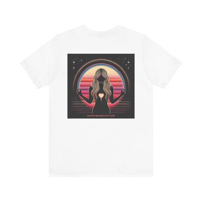 Meditation T-Shirt - Unisex Jersey Short Sleeve Tee - Kesha Rainbow Album Inspired Unique Art - Body Positivity - Graphic T-Shirt Clothes