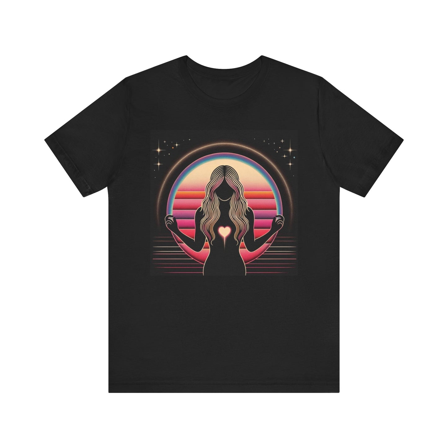 Meditation T-Shirt - Unisex Jersey Short Sleeve Tee - Kesha Rainbow Album Inspired Unique Art - Body Positivity - Graphic T-Shirt Clothes