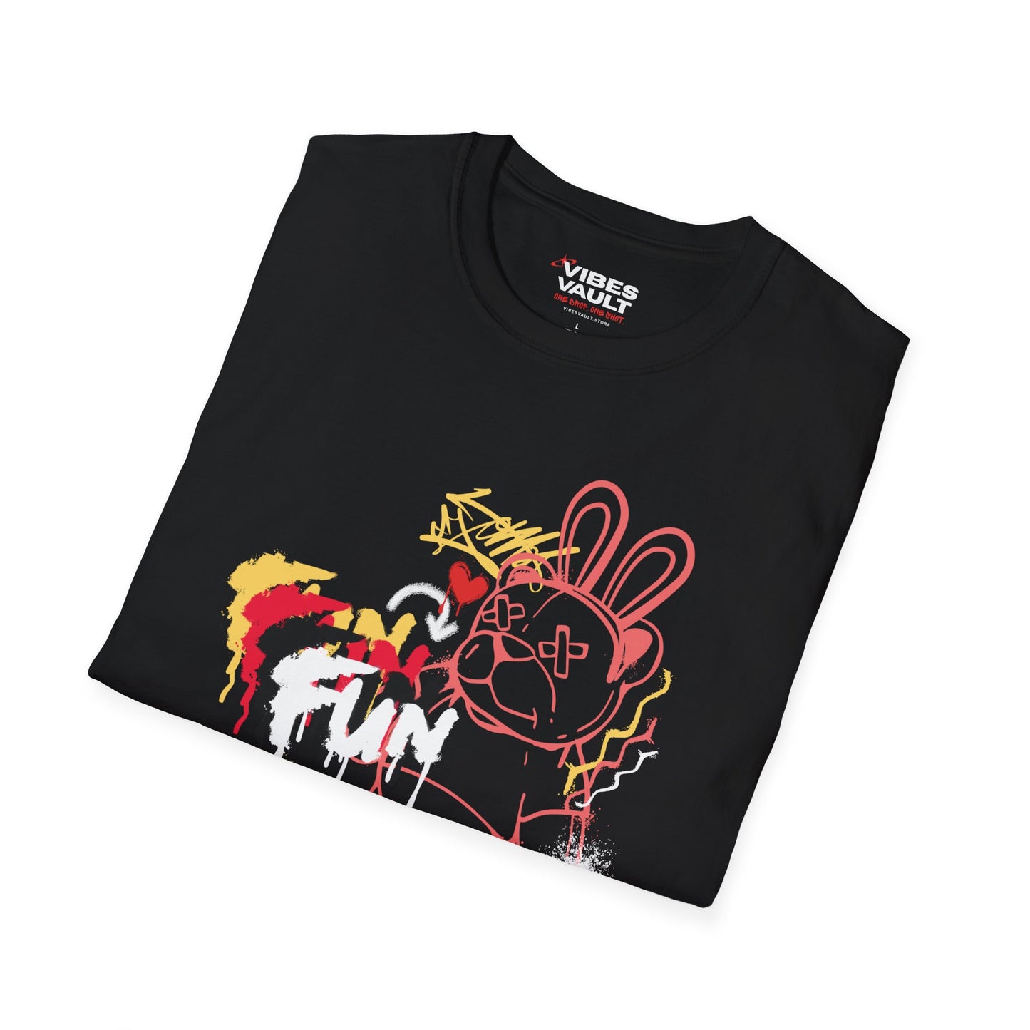 Dead Teddy Bear Graffiti T-Shirt Top